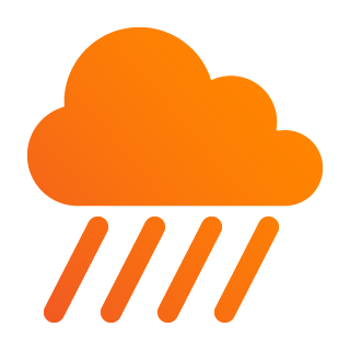 Rain cloud icon