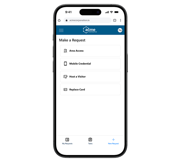 AccessNow mobile screen